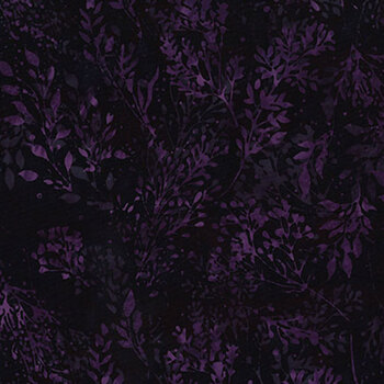 Bali Batiks - Jewel Noir Y2670-701 Deep Amethyst by Hoffman Fabrics, Image