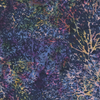 Bali Batiks - Jewel Noir Y2689-682 Deep Blue by Hoffman Fabrics