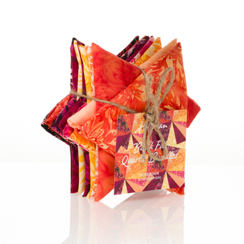 Bali Batiks Sundown  Fat Quarter Bundle Hoffman Fabrics