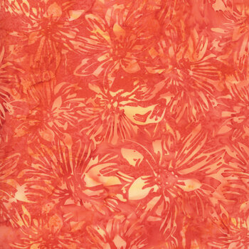Bali Batiks - Sundown Y2678-89 Persimmon by Hoffman Fabrics
