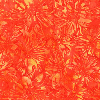 Bali Batiks - Sundown Y2678-89 Persimmon by Hoffman Fabrics, Image