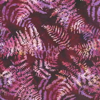 Bali Batiks - Sundown Y2669-46 Plum by Hoffman Fabrics