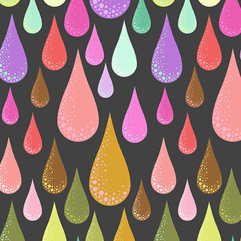 Prince Charming Déjà Vu PWTP275.LICORICE by Tula Pink for FreeSpirit Fabrics, Image