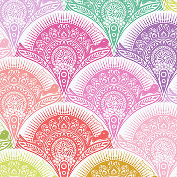 Prince Charming Déjà Vu PWTP277.SUGARRUSH by Tula Pink for FreeSpirit Fabrics, Image