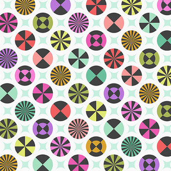 Prince Charming Déjà Vu PWTP278.SUGARRUSH by Tula Pink for FreeSpirit Fabrics, Image