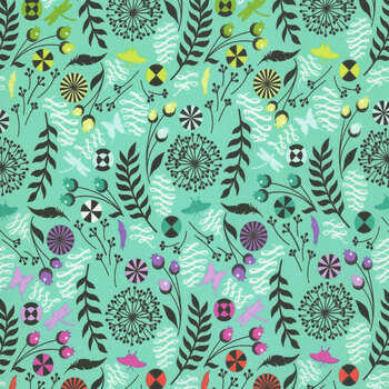 Prince Charming Déjà Vu PWTP279.SWEETMINT by Tula Pink for FreeSpirit Fabrics