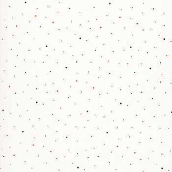 Dapple Dot on White C645-HALLOWEEN by Riley Blake Designs