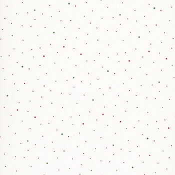 Dapple Dot on White C645-CHRISTMAS by Riley Blake Designs