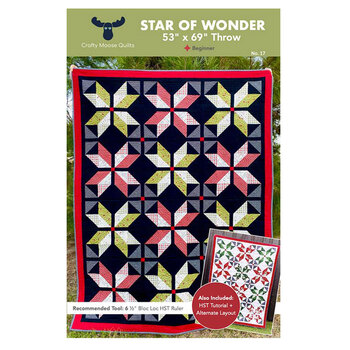 Star of Wonder Throw Quilt Pattern, Image