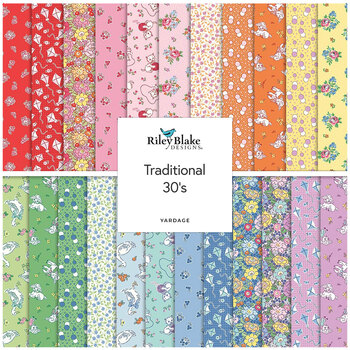 Traditional 30's  Yardage by Lindsay Wilkes for Riley Blake Designs, Image