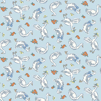 Traditional 30's C18240-BLUE by Lindsay Wilkes for Riley Blake Designs, Image