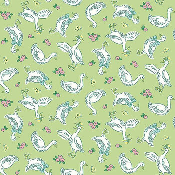 Traditional 30's C18240-GREEN by Lindsay Wilkes for Riley Blake Designs, Image