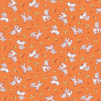 Traditional 30's C18241-ORANGE by Lindsay Wilkes for Riley Blake Designs, Image