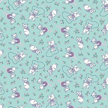 Traditional 30's C18243-BLUE by Lindsay Wilkes for Riley Blake Designs, Image