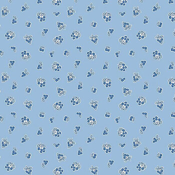 Traditional 30's C18244-BLUE by Lindsay Wilkes for Riley Blake Designs, Image