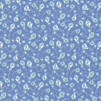 Traditional 30's C18245-BLUE by Lindsay Wilkes for Riley Blake Designs