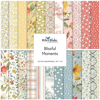 Blissful Moments  Fat Quarter Bundle Lisa Audit for Riley Blake Designs, Image