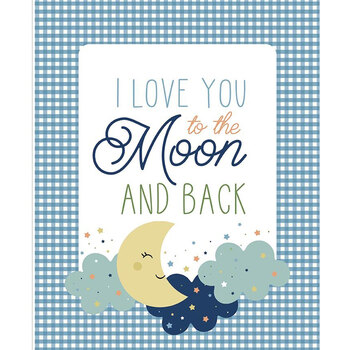 Love You To The Moon  Yardage by Echo Park Paper Co. for Riley Blake Designs, Image