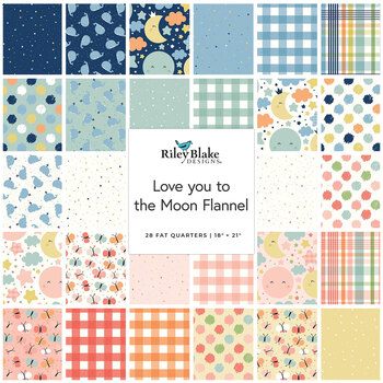Love You To The Moon  28 Fat Quarter Bundle by Echo Park Paper Co. for Riley Blake Designs, Image
