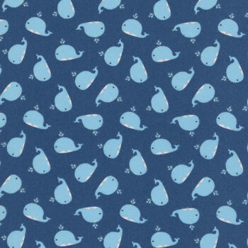 Love You To The Moon F18273-NAVY by Echo Park Paper Co. for Riley Blake Designs