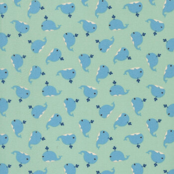 Love You To The Moon Flannel F18273-POWDER by Echo Park Paper Co. for Riley Blake Designs
