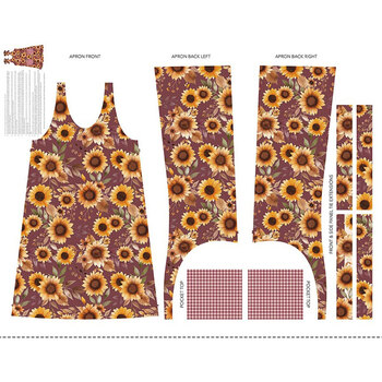 Harvest on the Prairie HD1292-WINE Panel by Modern Prairie for Riley Blake Designs, Image