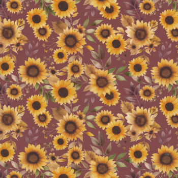 Harvest on the Prairie C18280-WINE by Modern Prairie for Riley Blake Designs