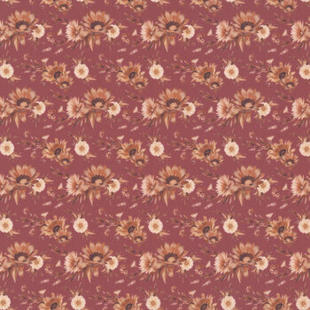 Harvest on the Prairie C18282-WINE by Modern Prairie for Riley Blake Designs