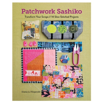 Patchwork Sashiko Embroidery Book, Image
