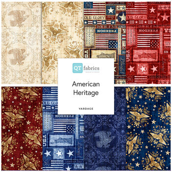 American Heritage  Yardage by Morris Creative Group for Quilting Treasures Fabrics, Image