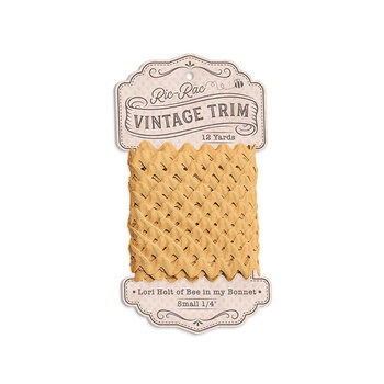 Lori Holt 1/4" Ric Rac Vintage Trim- 12yds - Daisy, Image