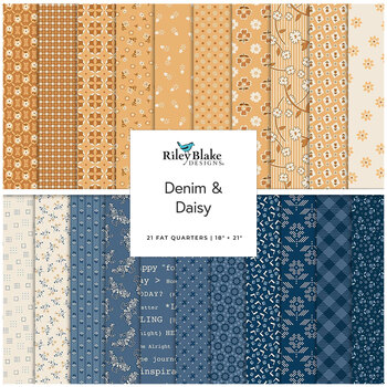 Denim & Daisy  Fat Quarter Bundle by Lori Holt for Riley Blake Designs, Image