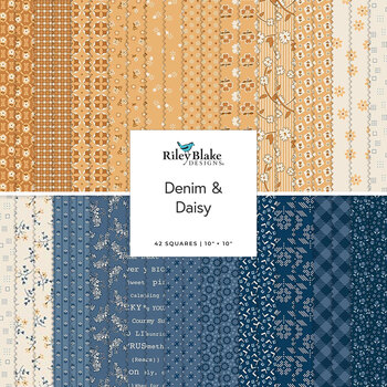 Denim & Daisy  10" Stacker by Lori Holt for Riley Blake Designs, Image