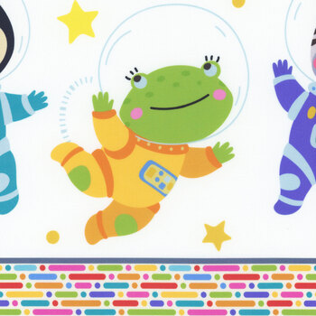 Space Buddies 3SBS-1 Multi by Jason Yenter for In The Beginning Fabrics, Image