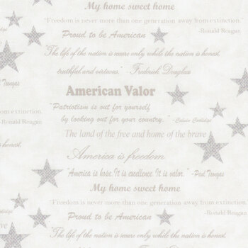 American Valor 108" Wide 16872W-07 Light Natural by Cheryl Haynes for Benartex, Image