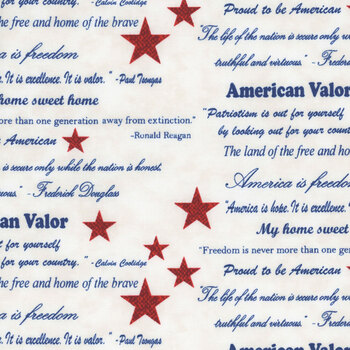 American Valor 16872-07 Light Natural by Cheryl Haynes for Benartex, Image
