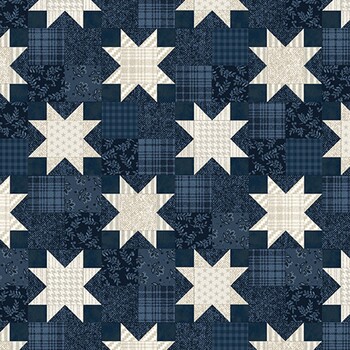 American Valor 16873-56 Navy by Cheryl Haynes for Benartex, Image