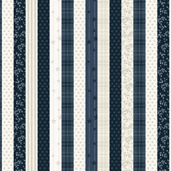 American Valor 16874-56 Navy by Cheryl Haynes for Benartex, Image