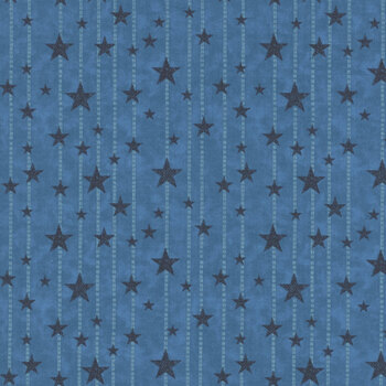 American Valor 16875-55 Blue by Cheryl Haynes for Benartex, Image