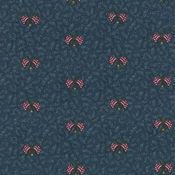 American Valor 16878-55 Blue by Cheryl Haynes for Benartex, Image