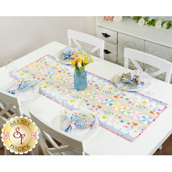  Pinwheel Stripe Table Runner Kit - Spring Cheer, Image