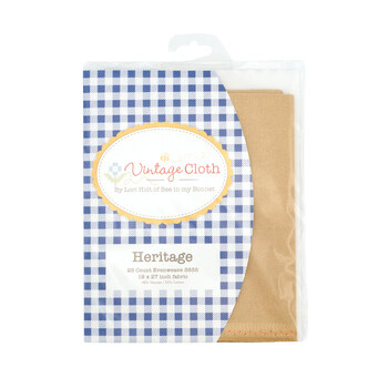 Heritage 25 Count Evenweave Vintage Cross Stitch Cloth by Lori Holt, Image