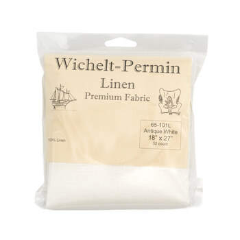 Antique White 32 Count Linen Cross Stitch Cloth by Wichelt, Image