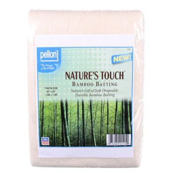 Pellon Natures Touch Throw Size Bamboo Blend Batting, Image