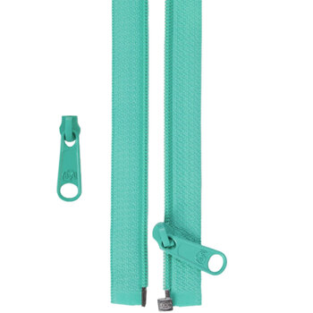 ByAnnie Handbag Zipper 50" Separating Zipper and Extra Slide - 212 Turquoise, Image