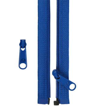 ByAnnie Handbag Zipper 50" Separating Zipper and Extra Slide - 215 Blastoff Blue, Image