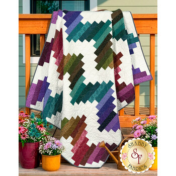  Ridiculously Easy Jelly Roll Quilt Kit - Moody Hues