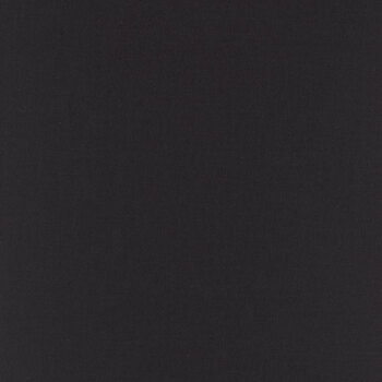 Linen Mochi Solid 32911-56 Black by Momo for Moda Fabrics, Image