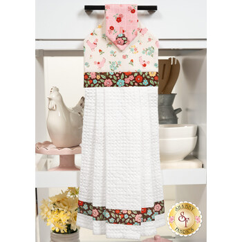  Hanging Towel Precut Kit - Farmhouse Fancy - Cream