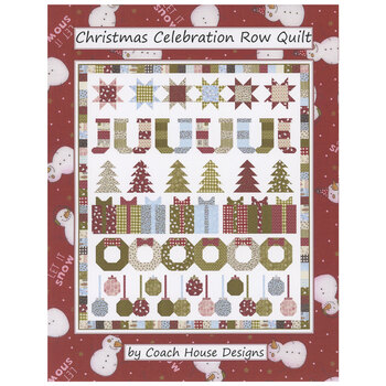 Christmas Celebration Row Quilt Pattern, Image